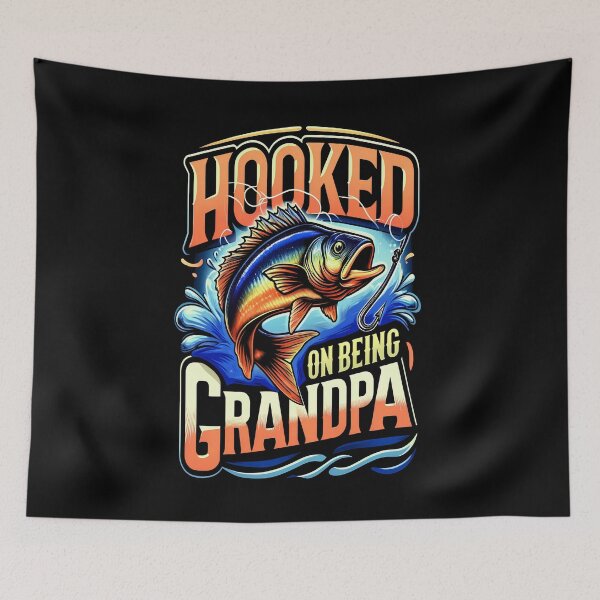 Item preview, Hooked on Being Grandpa designed and sold by MysticOzzy.