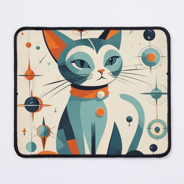 Item preview, Mid Century Modern Cat Design designed and sold by LemonHorse.