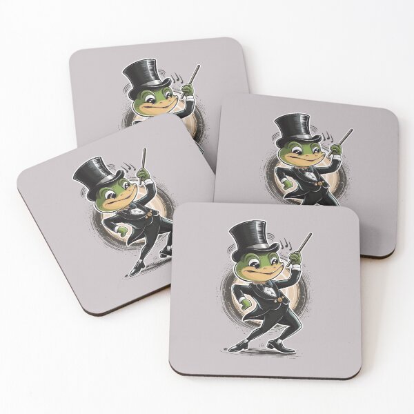 Item preview, A frog in a top hat and tuxedo dancing designed and sold by NiRia Spot.