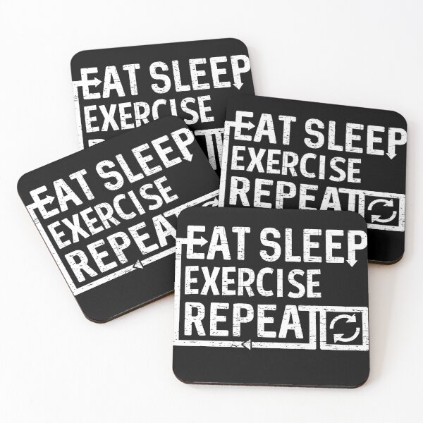 Item preview, Eat Sleep Exercise designed and sold by flippinsg.