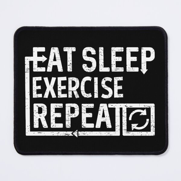 Item preview, Eat Sleep Exercise designed and sold by flippinsg.