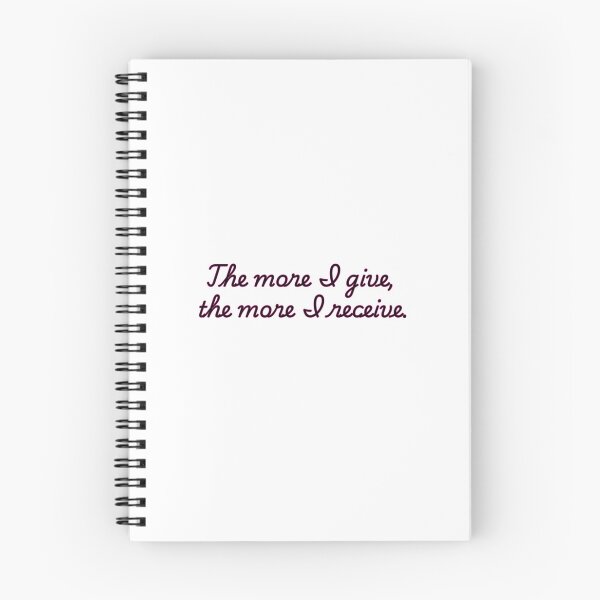 Item preview, Abundance: The more I give, the more I receive  designed and sold by FitEnvy.