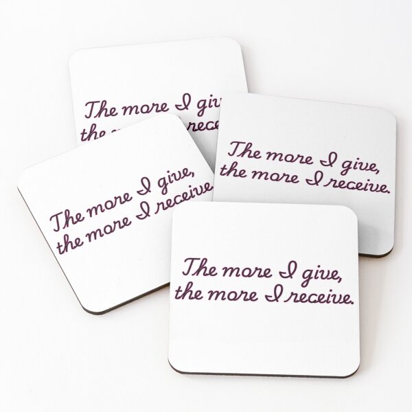 Item preview, Abundance: The more I give, the more I receive  designed and sold by FitEnvy.