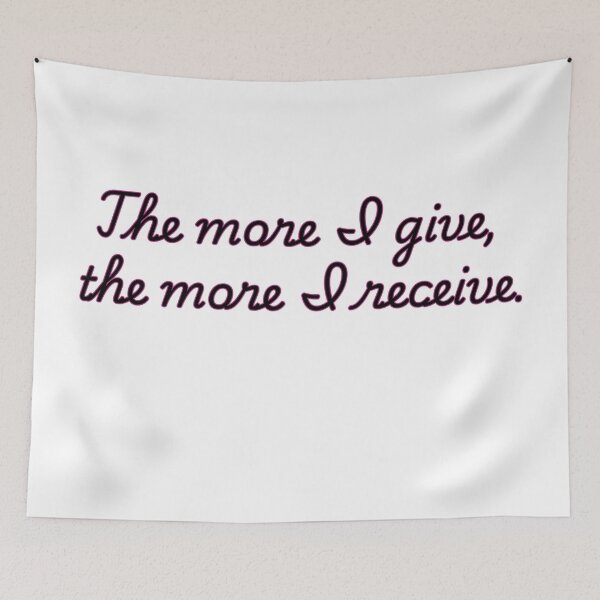 Item preview, Abundance: The more I give, the more I receive  designed and sold by FitEnvy.