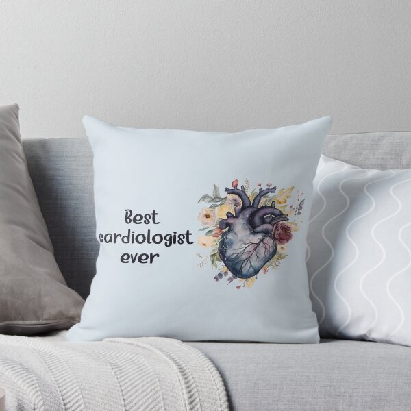 Item preview, Best cardiologist ever - floral anatomy heart designed and sold by EmeraldeaArt.