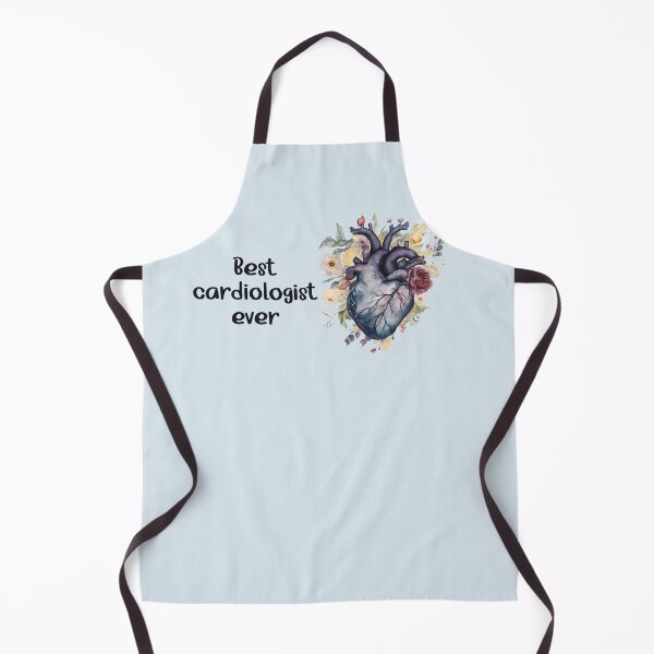 Item preview, Best cardiologist ever - floral anatomy heart designed and sold by EmeraldeaArt.
