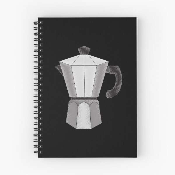 Item preview, Mocha Coffee Maker Illustration as a drawing effect designed and sold by Shopadamia.