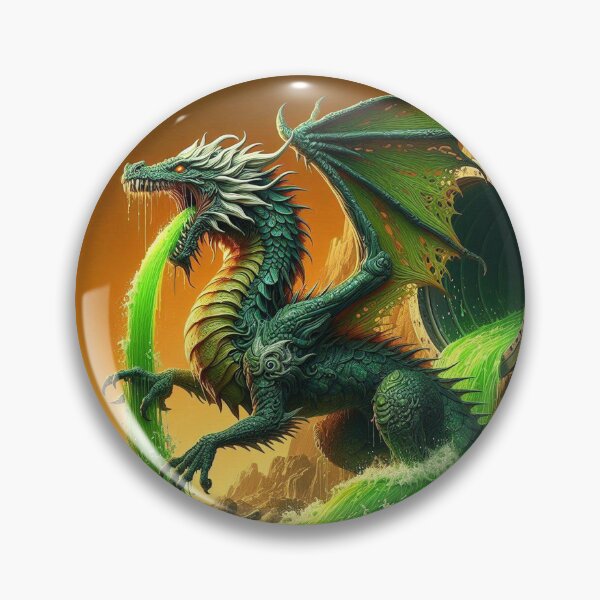 Item preview, Acid Dragon In Polluted Waters designed and sold by Xsquilax.