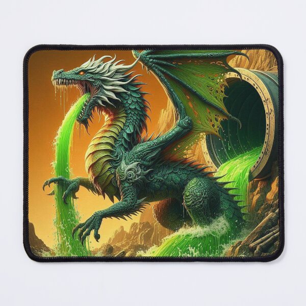 Item preview, Acid Dragon In Polluted Waters designed and sold by Xsquilax.