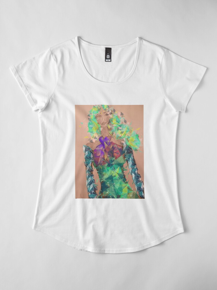 Alternate view of Atomic Princess Premium Scoop T-Shirt