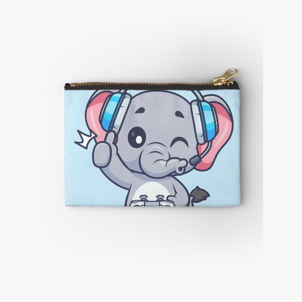 Item preview,  Cute Elephant Gaming Cartoon Vector Icon Illustration designed and sold by hjian8219.