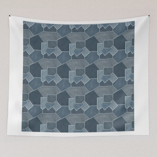 Item preview, "Geometric Blue Harmony" designed and sold by RhonDesign.