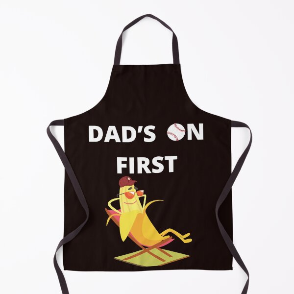 Item preview, Dad's on first banana baseball designed and sold by leshewle.