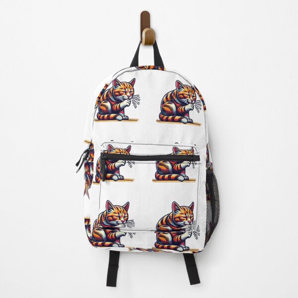 Item preview, Coughing cat sticker designed and sold by Travelcases.