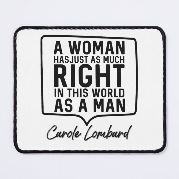Item preview, Carole Lombard Quote on a woman’s right designed and sold by Arkadina.