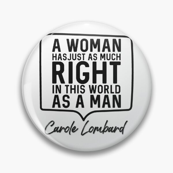 Item preview, Carole Lombard Quote on a woman’s right designed and sold by Arkadina.