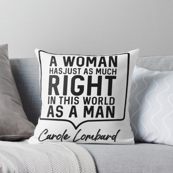 Item preview, Carole Lombard Quote on a woman’s right designed and sold by Arkadina.