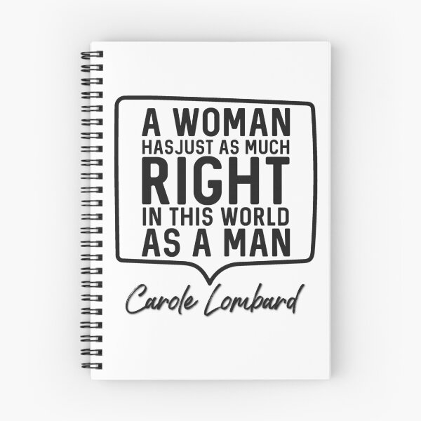 Item preview, Carole Lombard Quote on a woman’s right designed and sold by Arkadina.