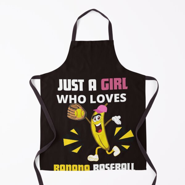 Item preview, Just a girl who loves banana baseball designed and sold by leshewle.