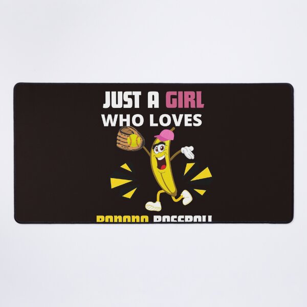 Item preview, Just a girl who loves banana baseball designed and sold by leshewle.
