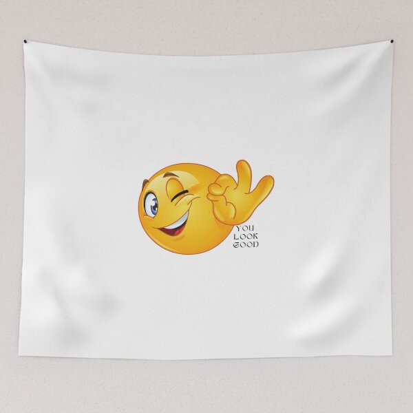 Item preview, you look good funny emoji designed and sold by urchoice002.