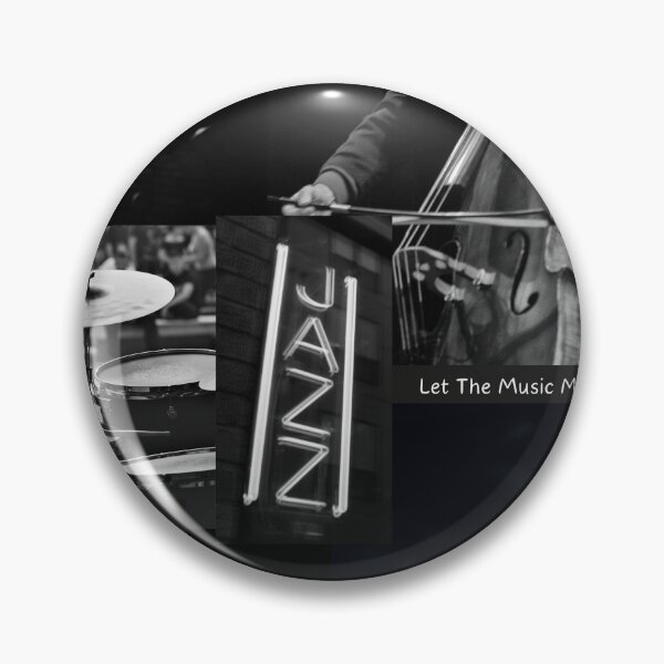 Item preview, Jazz Music In Black & White designed and sold by BrightrDayMusicArt.