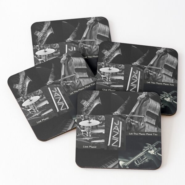 Item preview, Jazz Music In Black & White designed and sold by BrightrDayMusicArt.