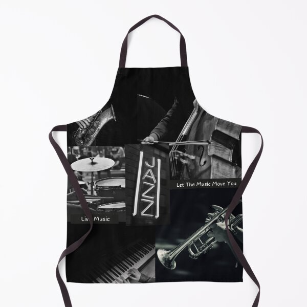 Item preview, Jazz Music In Black & White designed and sold by BrightrDayMusicArt.