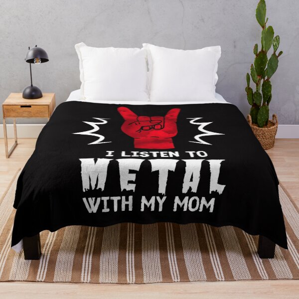 Item preview, I listen to metal with my mom designed and sold by Pint-SizeDesign.