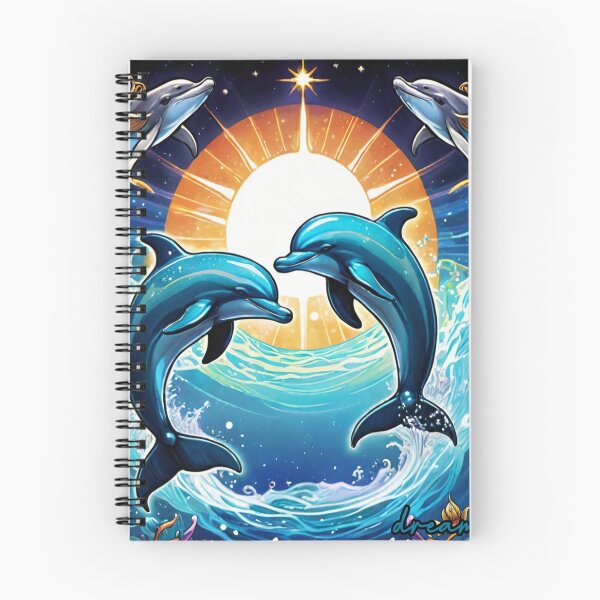 Item preview, Dolphins Jumping designed and sold by DreamistStore.