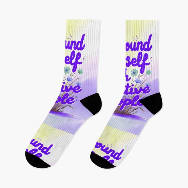 Item preview, Surround Yourself With Positive People Motivational Quote designed and sold by TheArtOfPat.