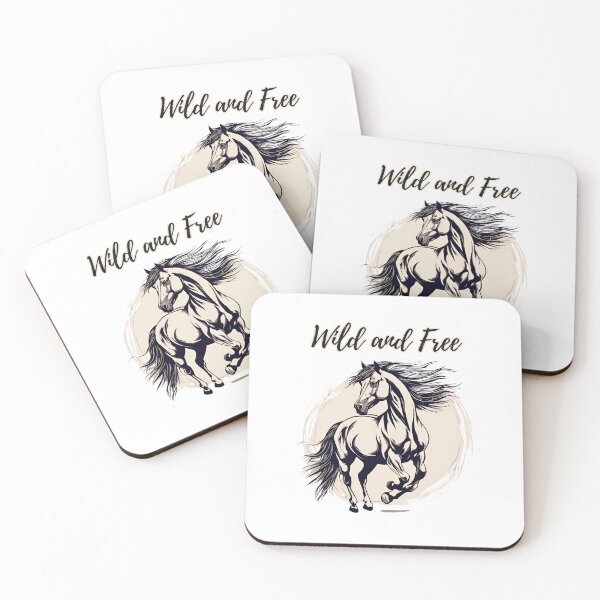 Item preview, Wild and Free Horse designed and sold by FitEnvy.