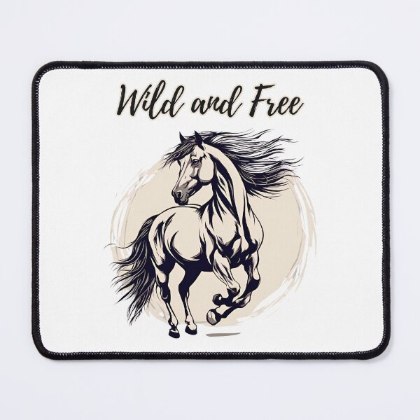 Item preview, Wild and Free Horse designed and sold by FitEnvy.