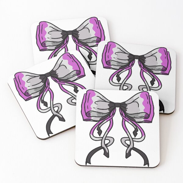 Item preview, Asexual Pride Bow designed and sold by sleepyheadedbb.