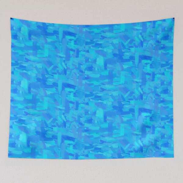 Item preview, Blocky Blue Pattern Background designed and sold by FizzLab.