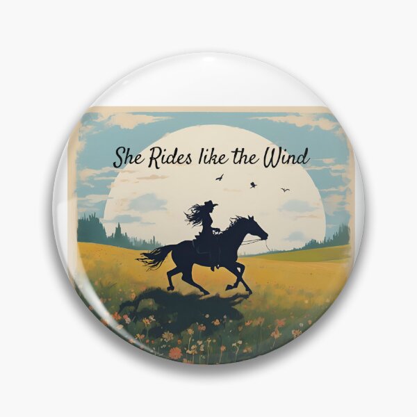 Item preview, She Rides like the wind designed and sold by FitEnvy.