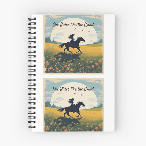 Item preview, She Rides like the wind designed and sold by FitEnvy.