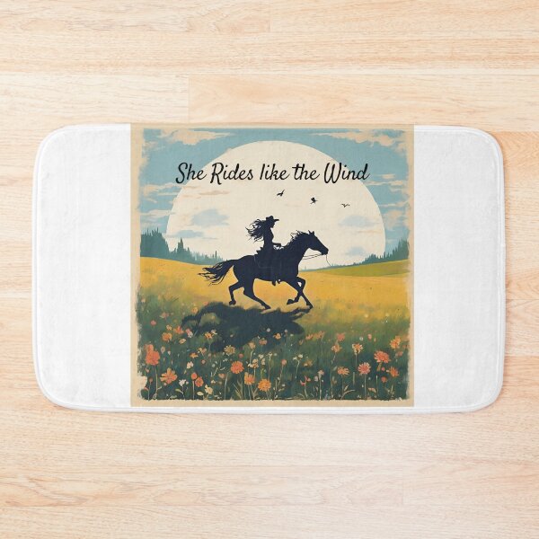 Item preview, She Rides like the wind designed and sold by FitEnvy.