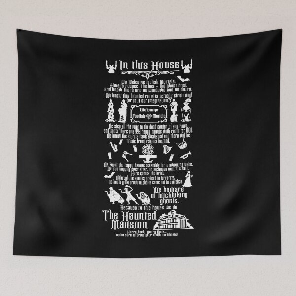Item preview, In This House We do Haunted Mansion designed and sold by TheCaliGirls.