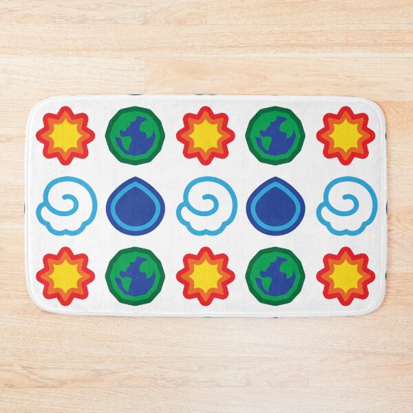 Item preview, Colorful Four Elements Pattern - Earth, Water, Air, and Fire Icons designed and sold by Carsondood.