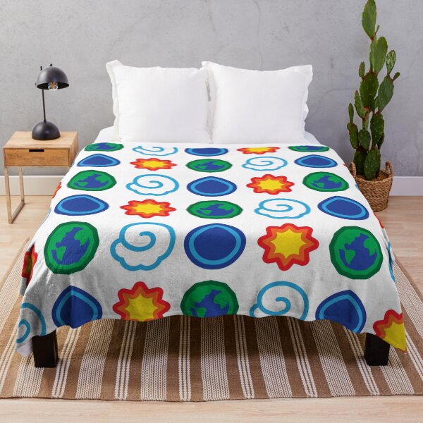 Item preview, Colorful Four Elements Pattern - Earth, Water, Air, and Fire Icons designed and sold by Carsondood.