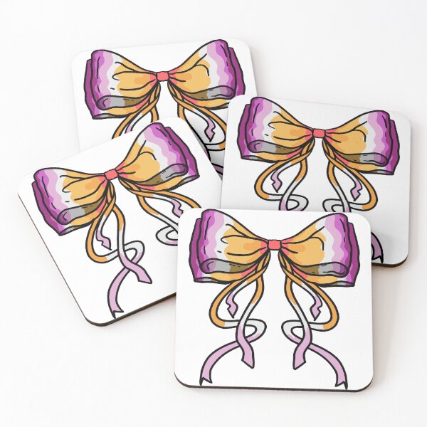 Item preview, Lesbian Pride Bow designed and sold by sleepyheadedbb.