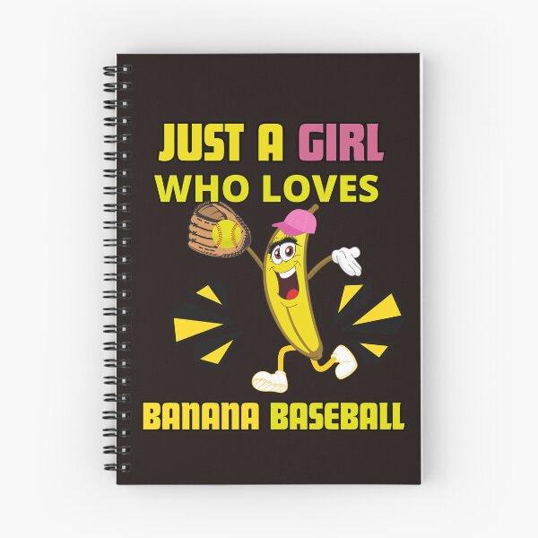 Item preview, Just a girl who loves banana baseball designed and sold by leshewle.