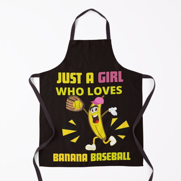 Item preview, Just a girl who loves banana baseball designed and sold by leshewle.