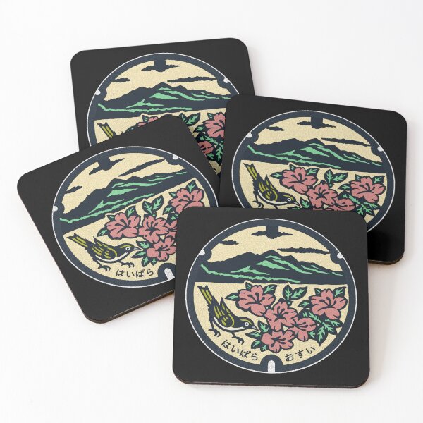 Item preview, Haibara Town Manhole Cover Art designed and sold by Musashi1996Art.