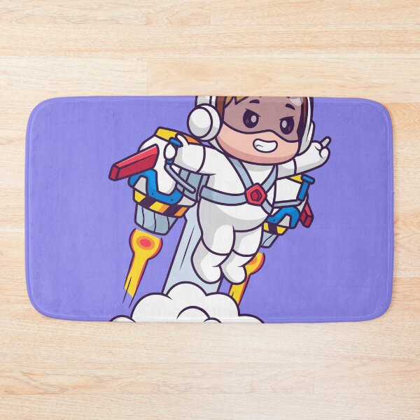 Item preview, Cute Astronaut Man Flying with Rocket Cartoon Vector Icon Illustration designed and sold by hjian8219.