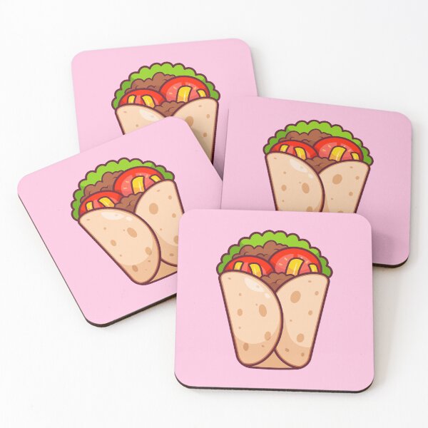 Item preview,  Burrito Food Cartoon Vector Icon Illustration designed and sold by hjian8219.