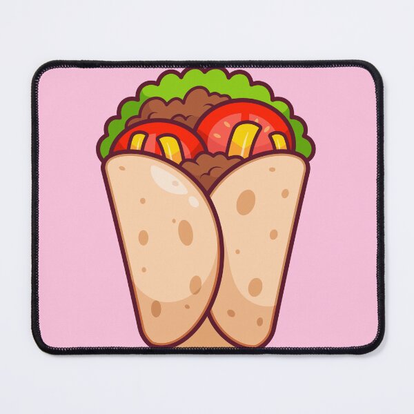 Item preview,  Burrito Food Cartoon Vector Icon Illustration designed and sold by hjian8219.