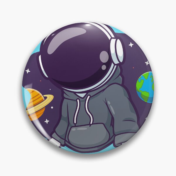 Item preview,  Cute Astronaut Wearing Hoodie Jacket Space Cartoon Vector Icon Illustration designed and sold by hjian8219.