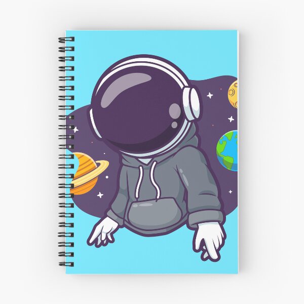 Item preview,  Cute Astronaut Wearing Hoodie Jacket Space Cartoon Vector Icon Illustration designed and sold by hjian8219.